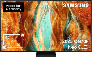 Samsung GQ75QN70FAUXZG 75"(190 cm), Quantum HDR, NQ4 AI Gen2 Prozessor, NEO QLED 4K Fernseher