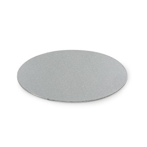 Podkład pod tort okrągły 25 cm srebrny podkładka pod ciasto trwały sztywny