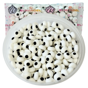 Posypka na tort oczy dekoracje halloween na babeczki ozdoby na tort oczka 100g
