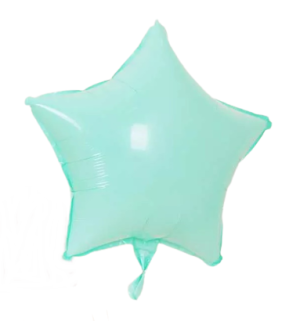 Balon foliowy gwiazdka urodziny hel dekoracja BALON FOLIOWY GWIAZDKA URODZINY HEL DEKORACJA