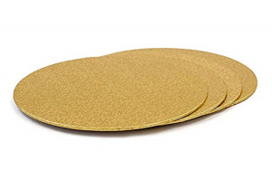 Podkład pod tort okrągły 30 cm złoty podkładka pod ciasto trwały sztywny