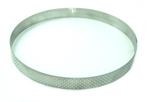 Foremka do tartaletek forma perforowana do pieczenia tarty ring rant średnica 16 cm wysokość 2 cm