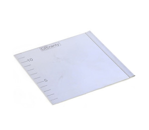 Packa do wygładzania skrobka cukiernicza prosta z podziałką dekorator tynk tort 12 cm Dorosiowe Ranty