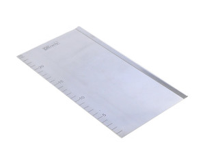 Packa do wygładzania skrobka cukiernicza prosta z podziałką dekorator tynk tort 25 cm Dorosiowe Ranty Packa do wygładzania skrobka cukiernicza prosta z podziałką dekorator tynk tort Dorosiowe