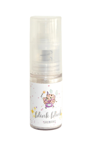 Barwnik proszku brokat spray blink blink srebrny 5g BARWNIK PROSZKU BROKAT SPRAY BLINK SREBRNY 5g