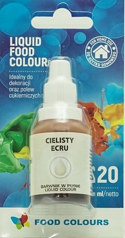 Barwnik spożywczy w płynie kolor cielisty- ecru 20 ml