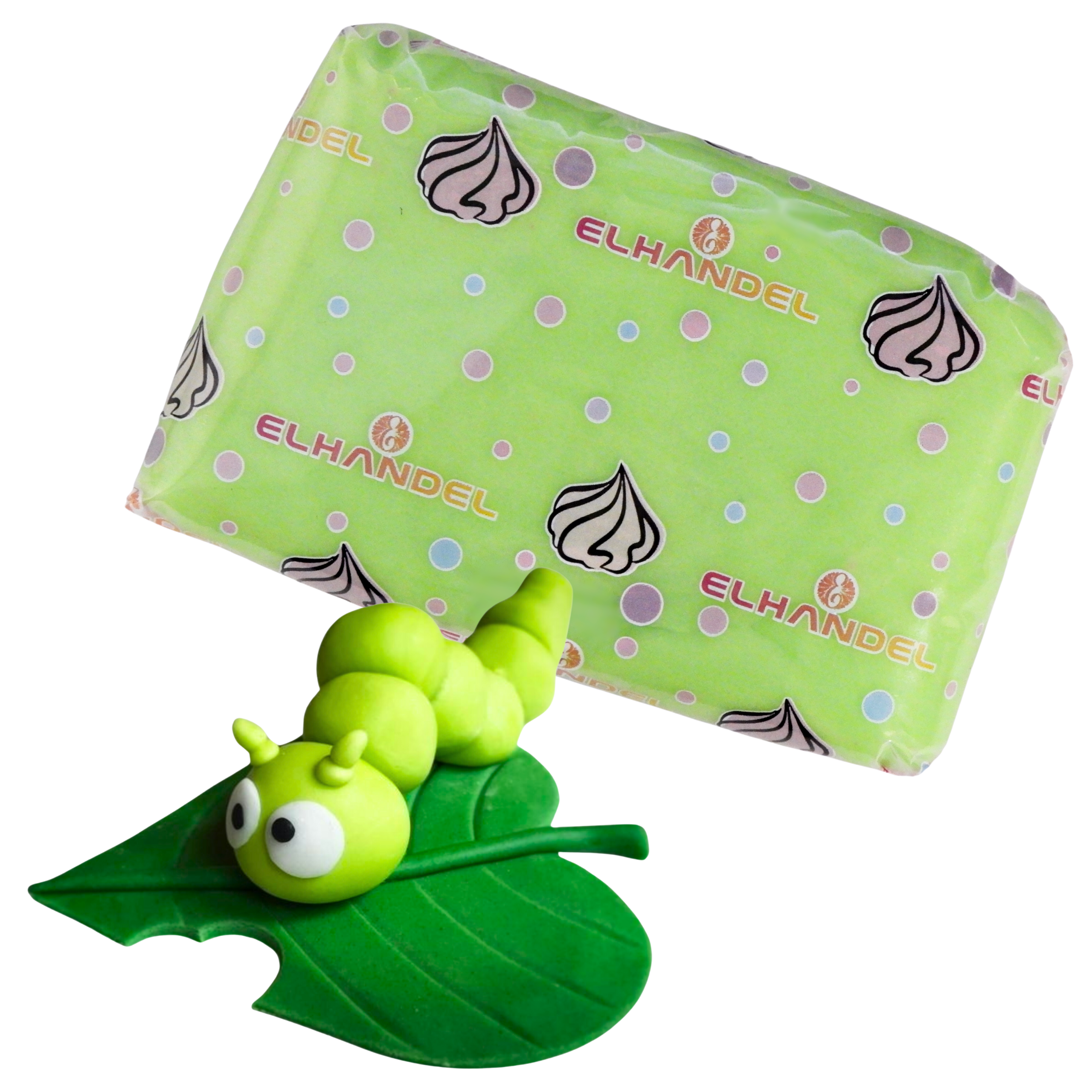 Lukier plastyczny masa cukrowa do dekoracji tortu ciast kolor zieleń pistacjowa 250g