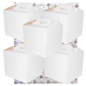 Pudełko na ciasto chrzest wesele karton na tort opakowanie 24x24x15cm 5 sztuk