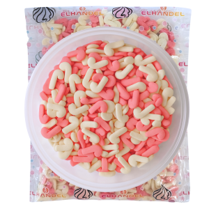 Posypka cukrowa na tort laski Mikołaja mix święta Boże Narodzenie 50g