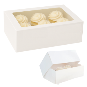 Opakowanie pudełko karton na tort ciasto babeczki chrzest wesele 24x18x10cm 2szt Opakowanie pudełko karton na tort ciasto babeczki chrzest wesele 24x18x10cm 2szt
