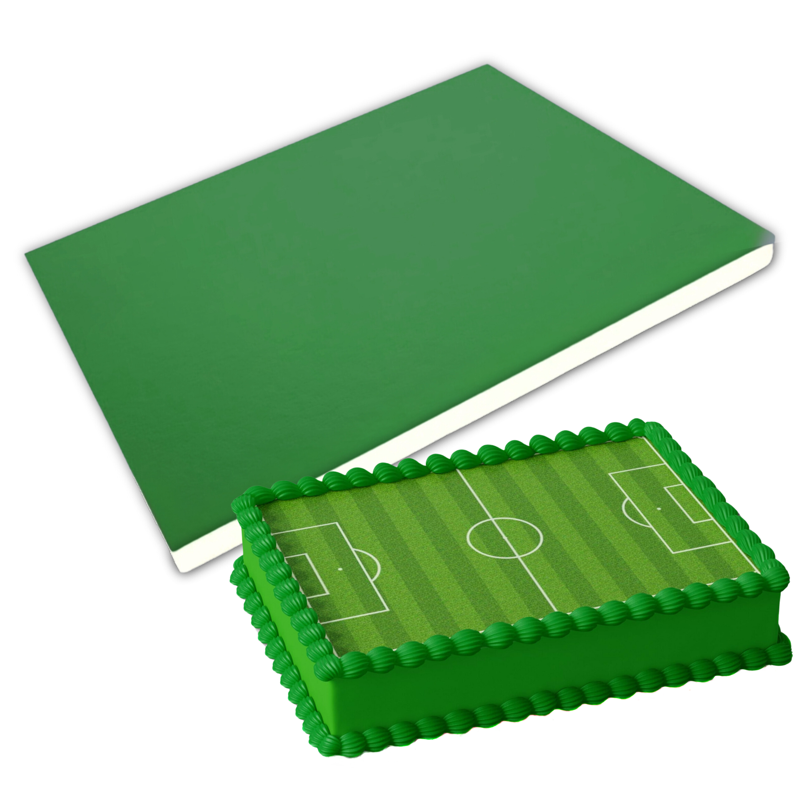 Podkład pod tort styrodur zielony gruby prostokątny 40x30 cm podkładka pod ciasto Podkład pod tort styrodur zielony gruby podkładka na ciasto 40x30 cm