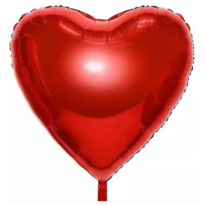 Balon foliowy duże czerwone serce dekoracje prezent na walentynki na hel powietrze 80cm 1szt Balon foliowy duże czerwone serce dekoracje prezent na walentynki na hel powietrze 80cm 1szt