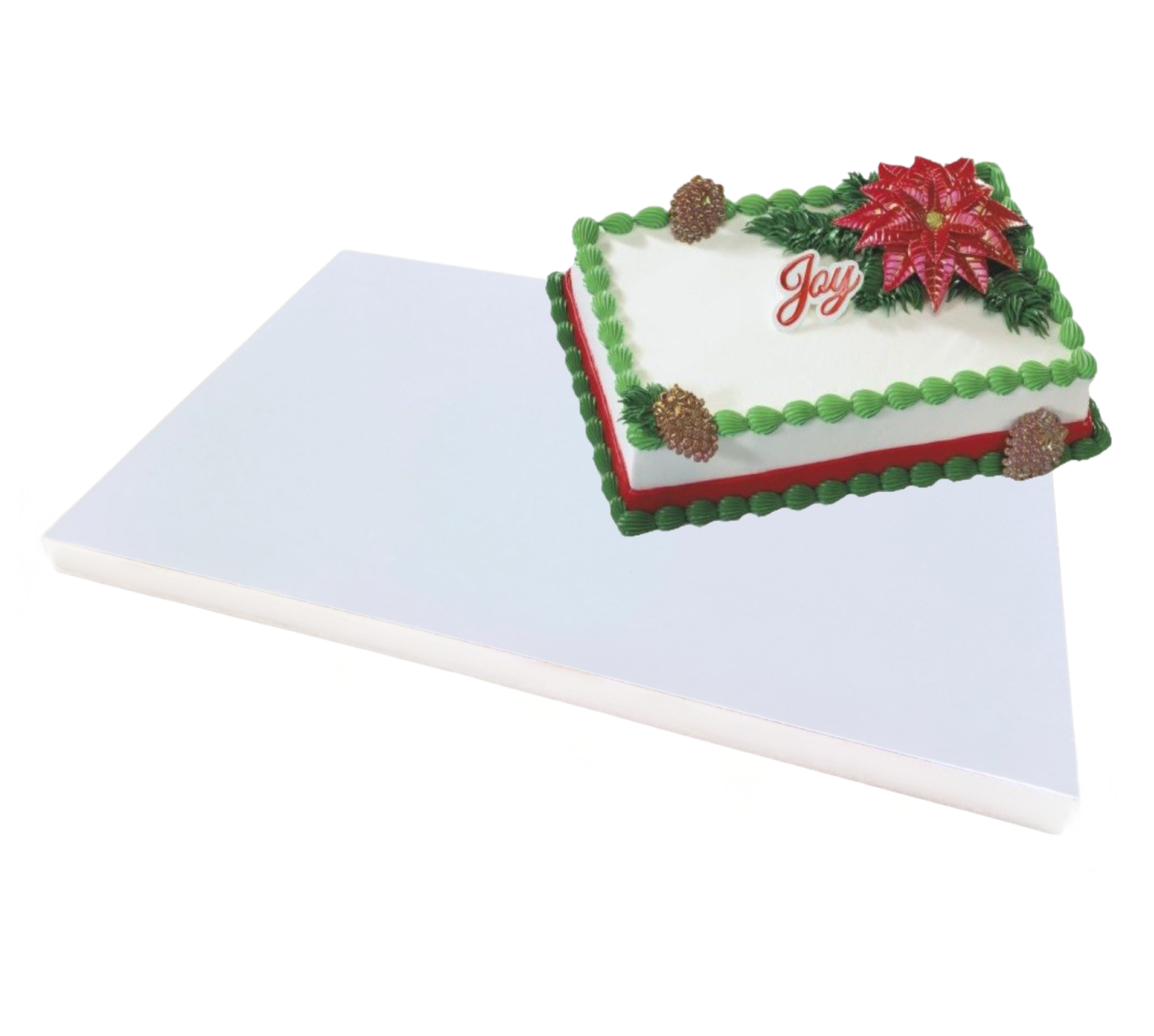 Podkład pod tort styrodur biały gruby prostokątny 45x35 cm podkładka pod ciasto Podkład pod tort styrodur biały gruby podkładka na ciasto 45x35 cm