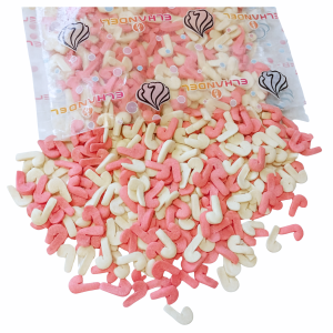 Posypka cukrowa na tort laski Mikołaja mix święta Boże Narodzenie 100g