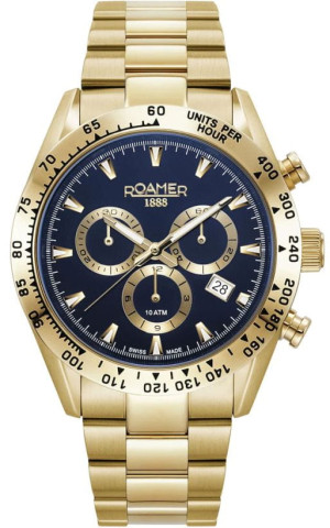 TOP 1 - Zegarek męski ROAMER 850837-48-45-20 Monza 100 Chrono