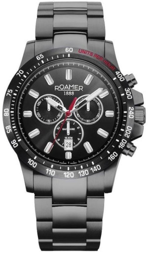 TOP 1 - Zegarek męski ROAMER 861837-44-55-20 Rimini Chrono
