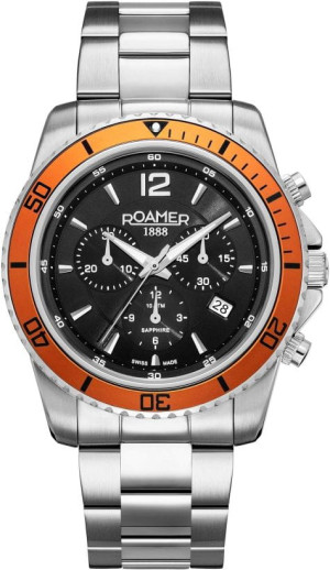TOP 1 - Zegarek męski ROAMER 862837-41-65-20 Nautic 100 Chrono