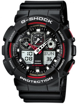 TOP 1 - Zegarek męski CASIO G-SHOCK GA-100-1A4ER
