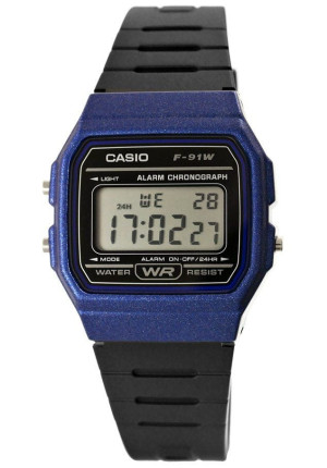 TOP 1 - Zegarek męski CASIO F-91WM-2ADF