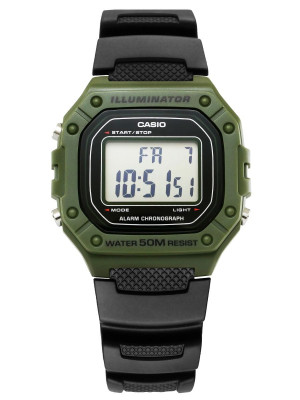 TOP 1 - Zegarek męski CASIO W-218H-3AVEF