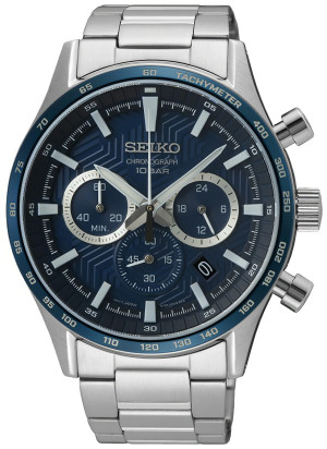 TOP 1 - Zegarek męski SEIKO SSB445P1 CHRONOGRAPH