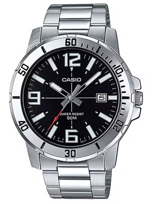 TOP 1 - Zegarek męski CASIO MTP-VD01D-1BV