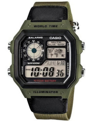 TOP 1 - Zegarek męski CASIO AE-1200WHB-3B