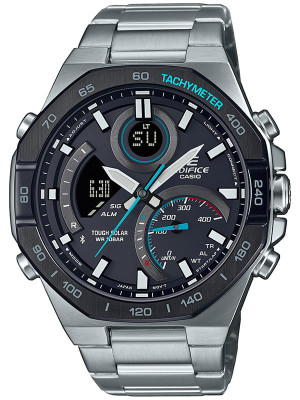 TOP 1 - Zegarek męski CASIO EDIFICE ECB-950DB-1AEF