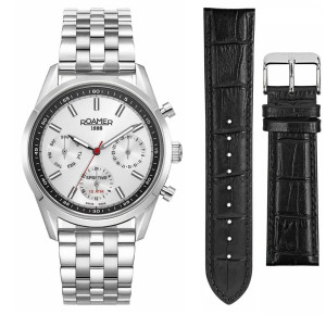TOP 1 - Zegarek męski ROAMER 856982-41-15-70 Sportivo Set
