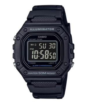 TOP 1 - Zegarek męski CASIO W-218H-1B