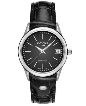 TOP 1 - Zegarek damski ROAMER 508856-41-55-05 Superior 3H Ladies
