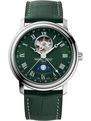 TOP 1 - Zegarek męski Frederique Constant FC-335MCGRW4P26 Classic Moonphase Automatic 40mm