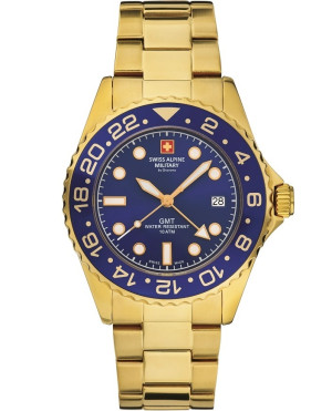 TOP 1 - Zegarek Swiss Alpine Military Master Diver GMT SAM7052.1115