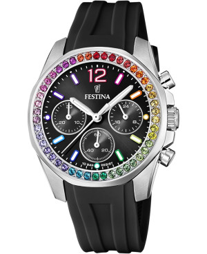 TOP 1 - Zegarek Festina Boyfried Rainbow Chrono F20610/3