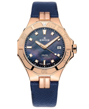 TOP 1 - Zegarek EDOX Delfin The Original Diver Lady 53020-37RC-NANR