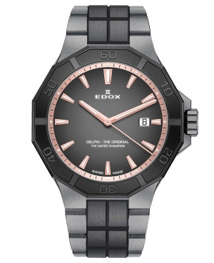 TOP 1 - Zegarek EDOX Delfin The Original 53021-37GNM-NDR