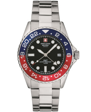 TOP 1 - Zegarek Swiss Alpine Military Master Diver GMT SAM7052.1131