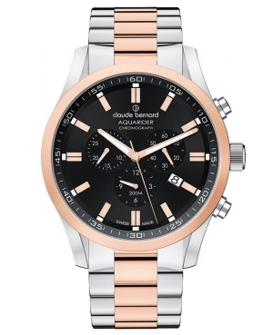 TOP 1 - Zegarek Claude Bernard Aquarider Chrono 10222-357RM-NIR