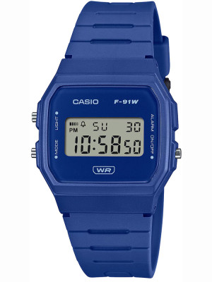 TOP 1 - Zegarek męski CASIO F-91WB-2A1DF