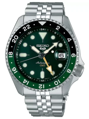 TOP 1 - Zegarek męski Seiko 5 Sports GMT SSK035K1