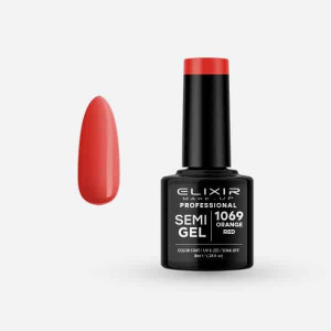 Ημιμόνιμο βερνίκι 8ml - #1069 (Orange Red)
