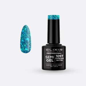 Ημιμόνιμο βερνίκι 8ml - #1097 (Fountain Glitter)