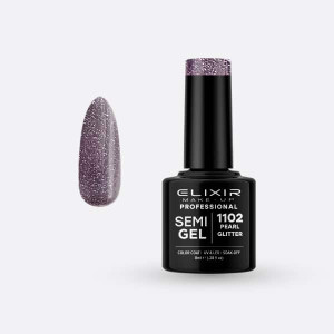 Ημιμόνιμο βερνίκι 8ml – #1102 (Pearl Glitter)