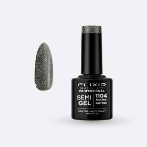 Ημιμόνιμο βερνίκι 8ml – #1104 (Master Glitter)