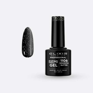 Ημιμόνιμο βερνίκι 8ml – #1106 (Grandma Glitter)