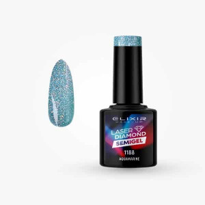 Ημιμόνιμο βερνίκι Laser Diamond 8ml – #1188 (Aquamarine)