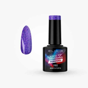 Ημιμόνιμο βερνίκι Laser Diamond 8ml – #1192 (Rebecca Purple)