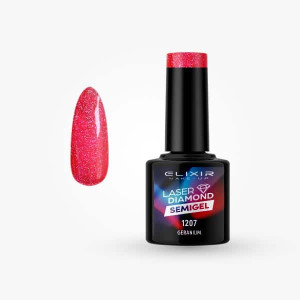 Ημιμόνιμο βερνίκι Laser Diamond 8ml – #1207 (Geranium)