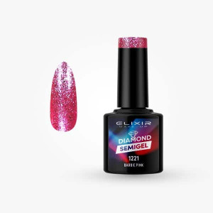 Ημιμόνιμο βερνίκι Diamond 8ml – #1221 (Barbie Pink)