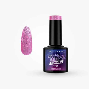 Ημιμόνιμο βερνίκι Star Light 8ml – #1258 (Super Fuschia)